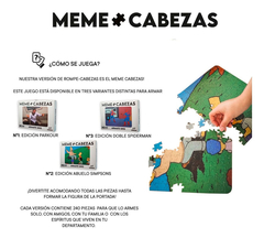 Meme Cabezas Rompecabezas N1 Edición Parkour - LaMesaRectangular