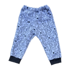 Pantalon Frisa Animalitos Gris - comprar online