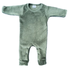 Enterito Con Puño Coral Fleece Verde - comprar online