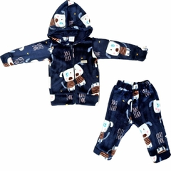 Campera + Pantalon Cute Dog Polar Soft