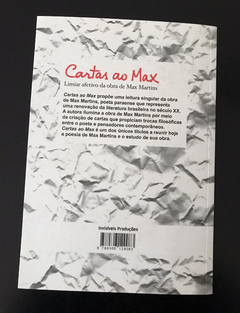 Imagem do Cartas ao Max: limiar afetivo da obra de Max Martins - Élida Lima