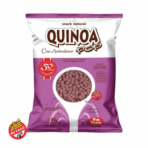 Quinoa Pop Con Arandanos Ying Yang 80g