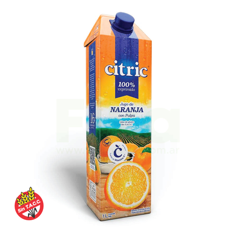 Jugo De Naranja Con Pulpa Citric 1l