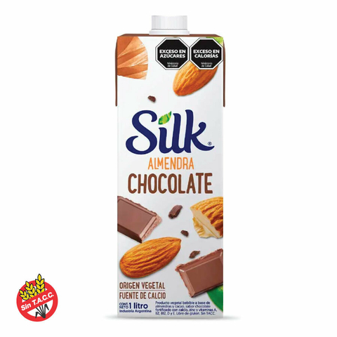 Bebida de Almendras Sabor Chocolate Sin Azucar Silk 1l