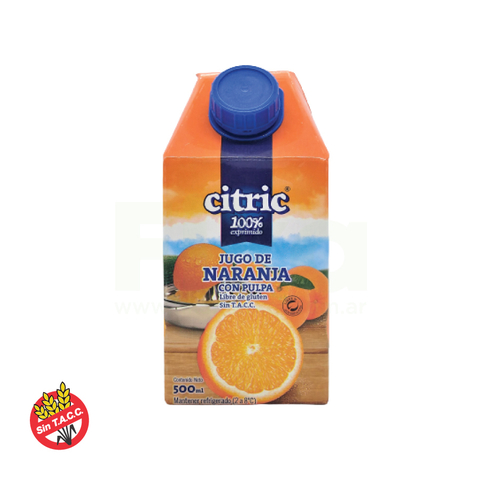 Jugo De Naranja Con Pulpa Citric 500ml