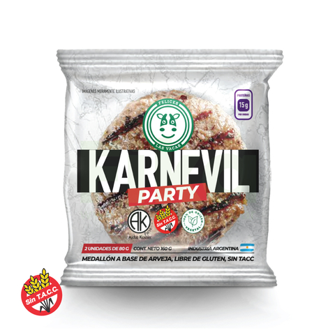 Karnevil Party Medallones (2u.) Felices Las Vacas 160g