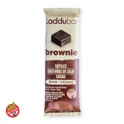 LadduBar Barritas de Dátiles sabor a Brownie 30g
