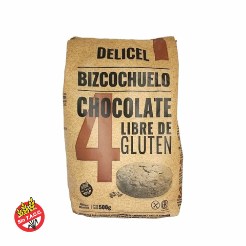 Premezcla Bizcochuelo de Chocolate Delicel 200g
