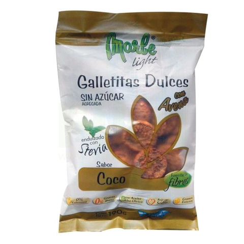 Galletitas De Avena Sabor Coco Sin Azúcar C/Stevia Marbe 180g