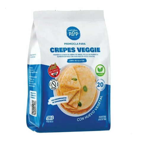 Premezcla Para Crepes Veggie Natural Pop 200g