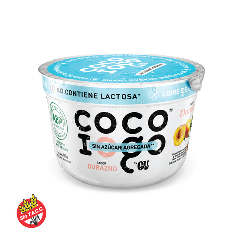 Yogur Sabor Durazno Sin Azucar a Base de Coco Cocoiogo 160g