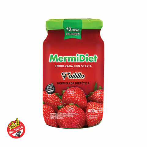 Mermelada de Frutilla Sin Azucar Con Stevia Mermidiet Ceral 400g