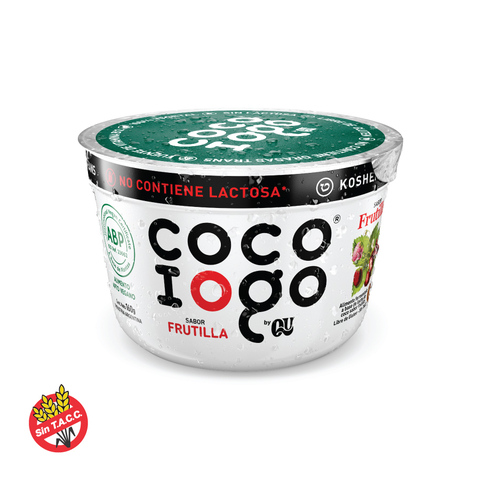 Yogur Sabor Frutilla a Base de Coco Cocoiogo 160g