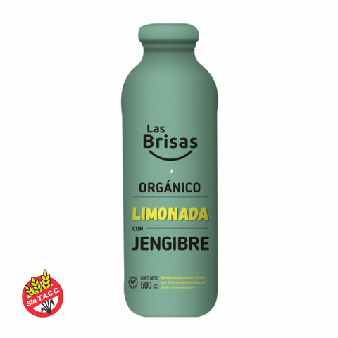 Limonada Orgánica Con Jengibre Las Brisas 500ml
