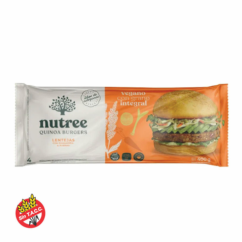 Medallon Lentil Con lentejas, zanahoria y puerro Nutree (4unid.) 400g