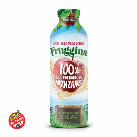 Jugo Prensado de Manzana Sin Azucar Fruggina