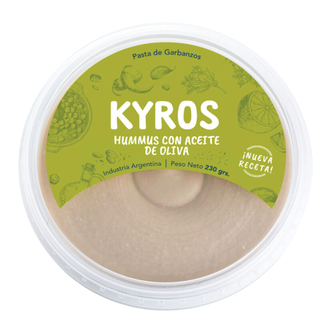 Hummus Con Aceite de Oliva Kyros 230g
