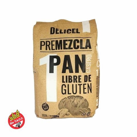 Premezcla Para Preparar Pan Casero Delicel 500g