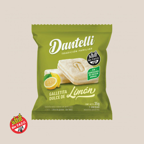 Galletita Dulce De Limón Dantelli 35g