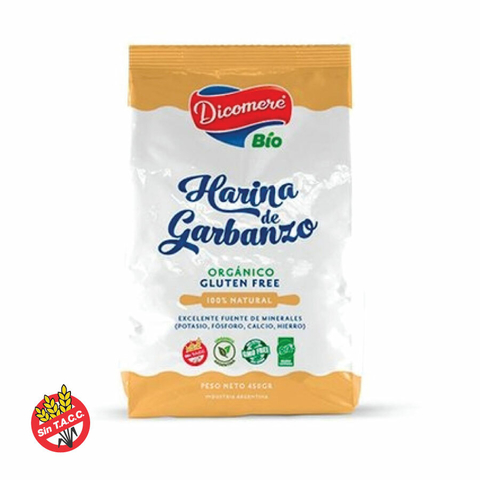 Harina de Garbanzo Organico Dicomere 450g