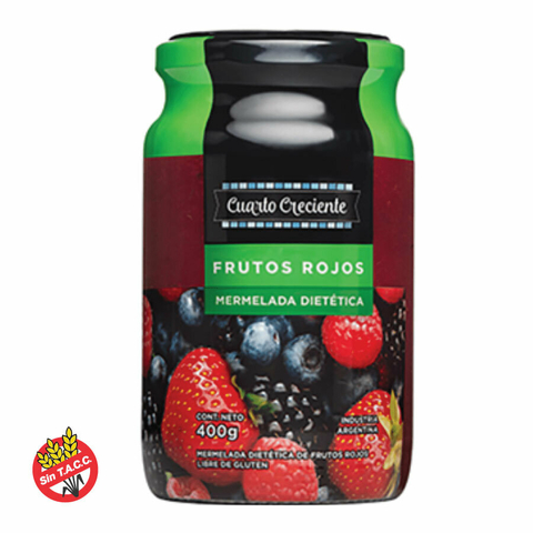 Mermelada Dietetica Frutos Rojos Cuarto Creciente 400g