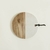 Tabla redonda combinada terrazo y madera 25 cm en internet