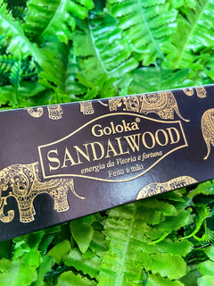 Incenso Goloka Sandalwood - Energia da Vitória e da Fortuna