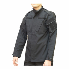 Chaquetilla Táctica Negra Cuello Mao Servicio Penitenciario - tienda online