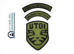 Escudo Bordado Completo Verde UTOI