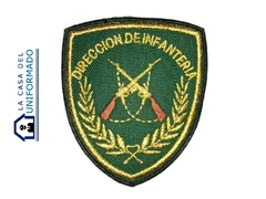 Escudo Bordado Infantería Dorado
