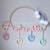 Porta Maternidade Tricotin Antonella + Chuva de Amor + Arco Íris