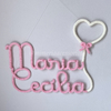 Porta Maternidade Tricotin Maria Cecília + Coração