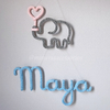 Porta Maternidade Tricotin Maya + Elefante