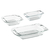 Set de 3 fuentes Pyrex Easy Grab