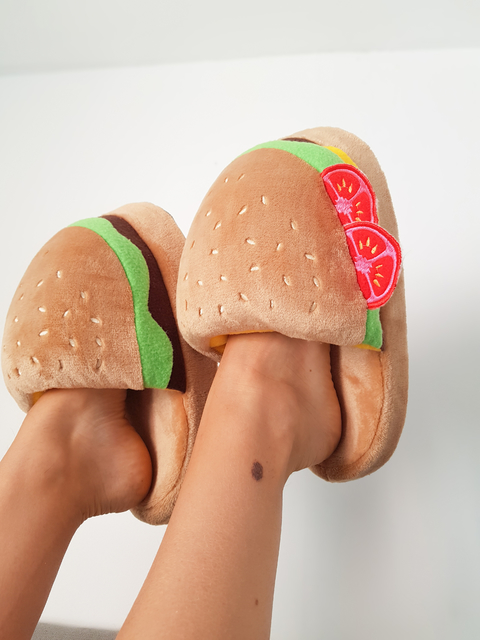 Pantuflas HAMBURGUESA unisex