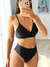 Bikini BASIC tiro alto negro - colaless - comprar online