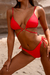 Bikini CORAZON rojo - colaless - comprar online