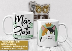 Caneca de Porcelana Mãe de Gato (Gateira) - comprar online