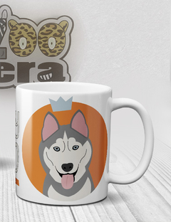 Caneca de Porcelana Husky Siberiano