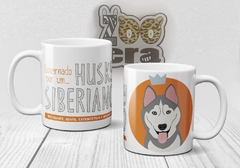 Caneca de Porcelana Husky Siberiano - comprar online