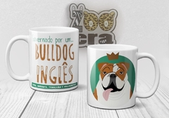 Caneca de Porcelana Bulldog Inglês - comprar online