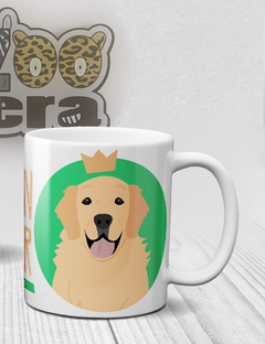 Caneca de Porcelana Golden Retriever