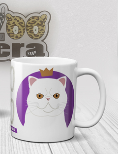 Caneca de Porcelana Gato Exótico