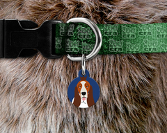 Plaquinha (Tag) de Identificação Basset Hound - comprar online