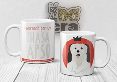 Caneca de Porcelana Lhasa Apso - comprar online