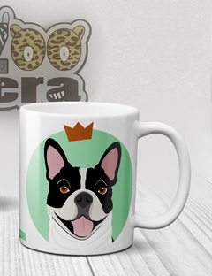 Caneca de Porcelana Bulldog Francês