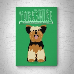 Quadro em mdf de Yorkshire