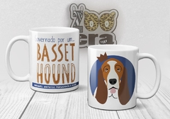 Caneca de Porcelana Basset Hound - comprar online