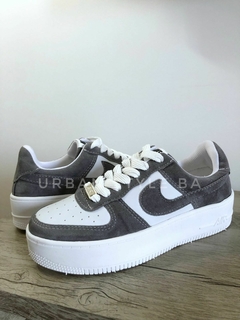 Zapatillas Force GAMUZA GRIS/BLANCA COMBINADA