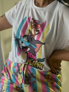 PIJAMA CORTO TOM Y JERRY - comprar online